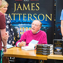 James Patterson at book signing