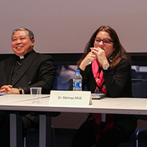 Panelists at Refugee Migrant Education conference