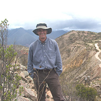 Bruce Shockey standing in desert forest