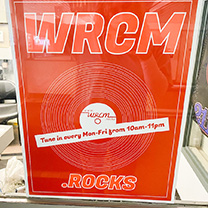 WRCM logo on poster