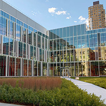 Exterior photo of Higgins Center