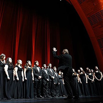Singers performing at Radio City Music Hall