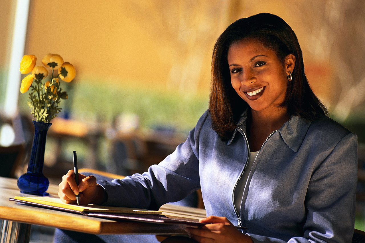 girl studying